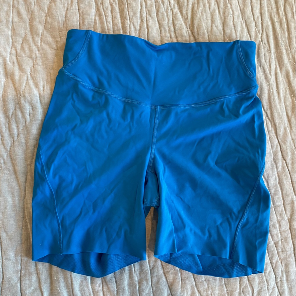 lululemon athletica Blue Bike Shorts